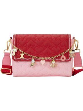 Charming Valentine's Day Crossbody Bag with Snoopy Design - Perfect for